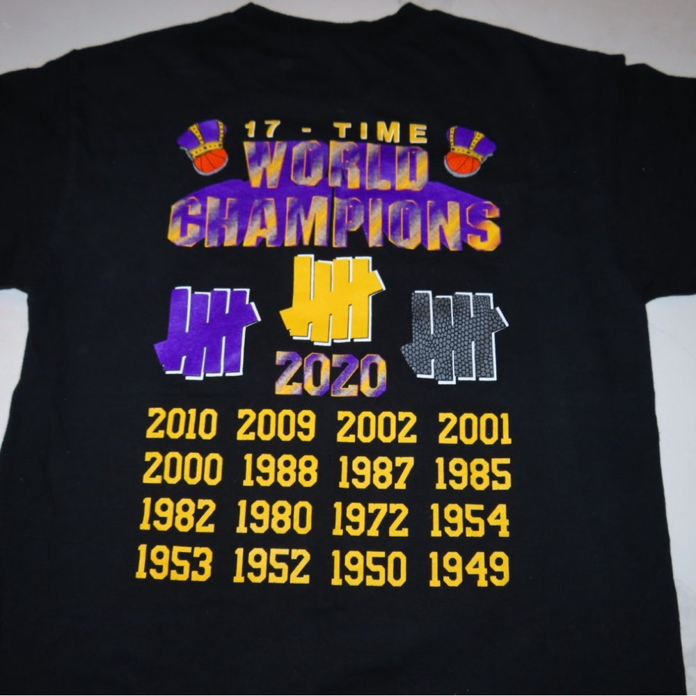 Undefeated 2020 Lakers Champion T shirt
